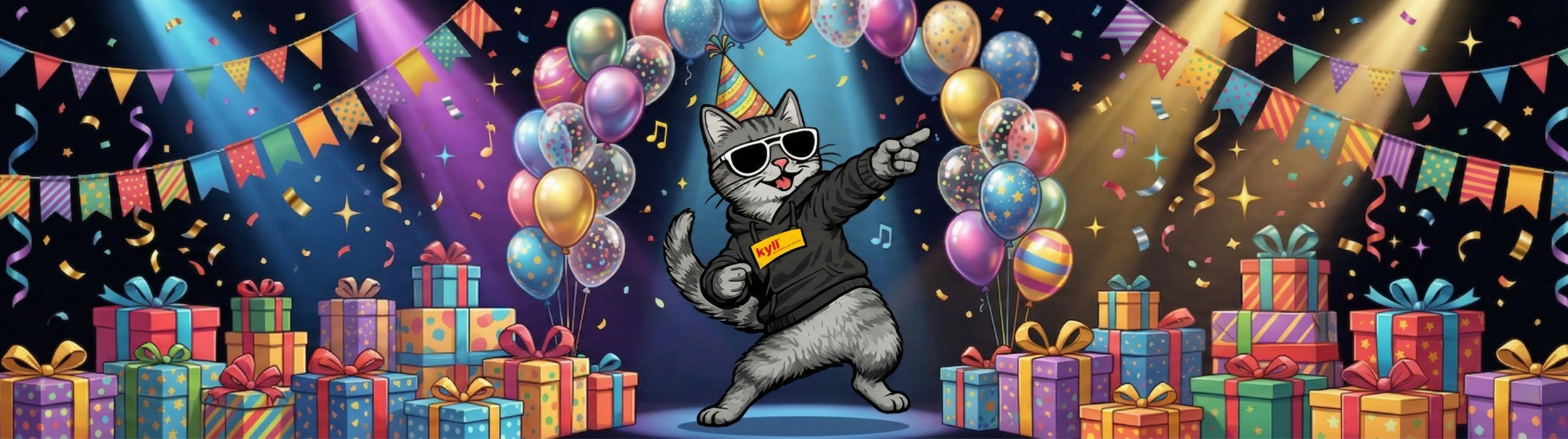 Geburtstag Katze