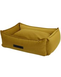 Hundebett Velours Ocker