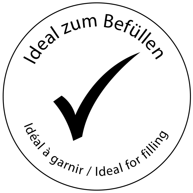 Ideal zum Befüllen